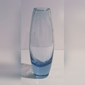 Vintage  Blue Glass Vase